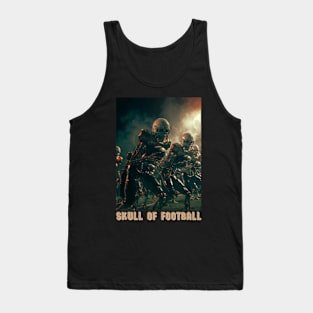 Skull of Football Tank Top